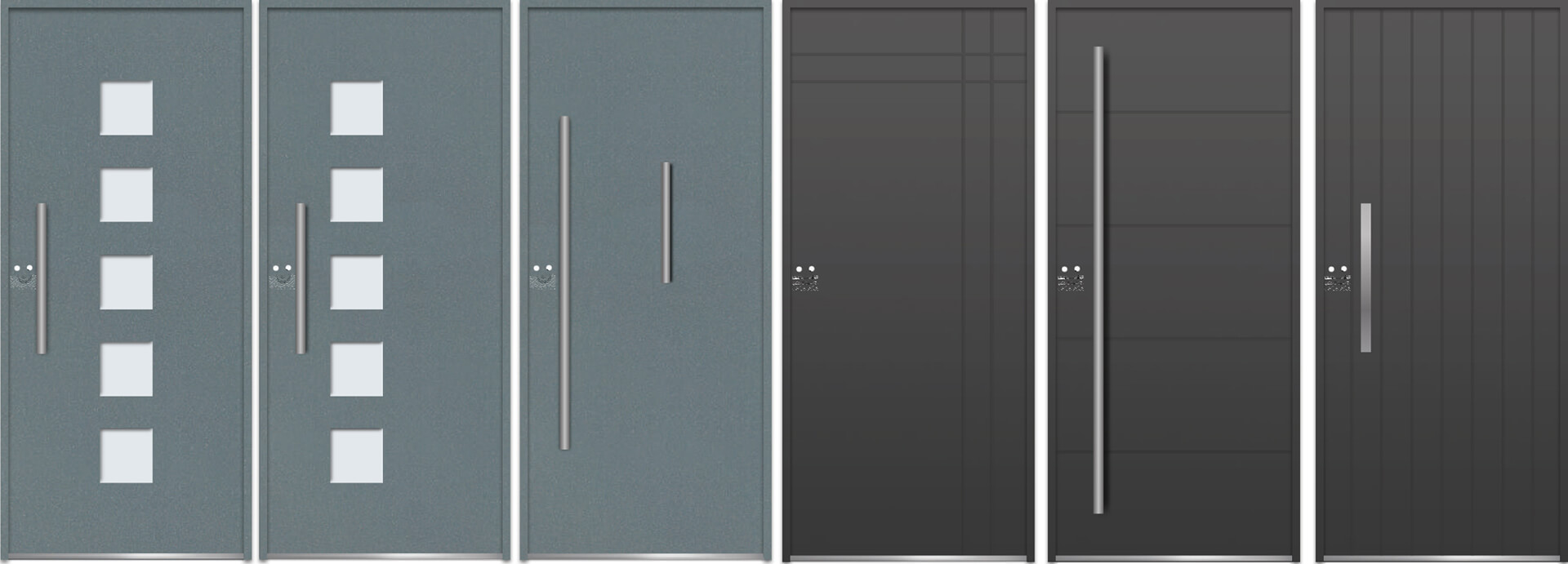 Puertas de aluminio Ocultec | Aluminios Valverde – Ventanas de aluminio y PVC a la carta para profesionales
